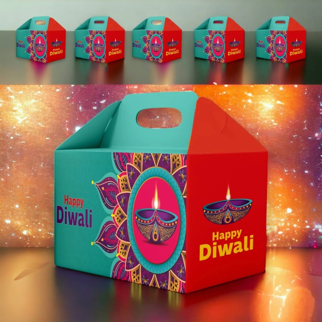 Bulk Diwali Gable Boxes, Happy Diwali Gift Box, Diwali Gifts, Diwali Favors, Diwali Gift Ideas, Diwali Gift Hamper, Diwali Gift Packaging, Diwali Sweet Boxes, Diwali Treat Boxes